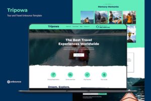 Tripowa — Tour and Travel Unbounce Template