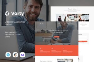 Varty - Education & Course Unbounce Landing Page