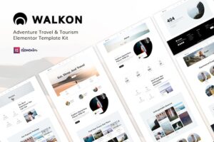 WalkOn - Adventure Travel & Tourism Elementor Template Kit