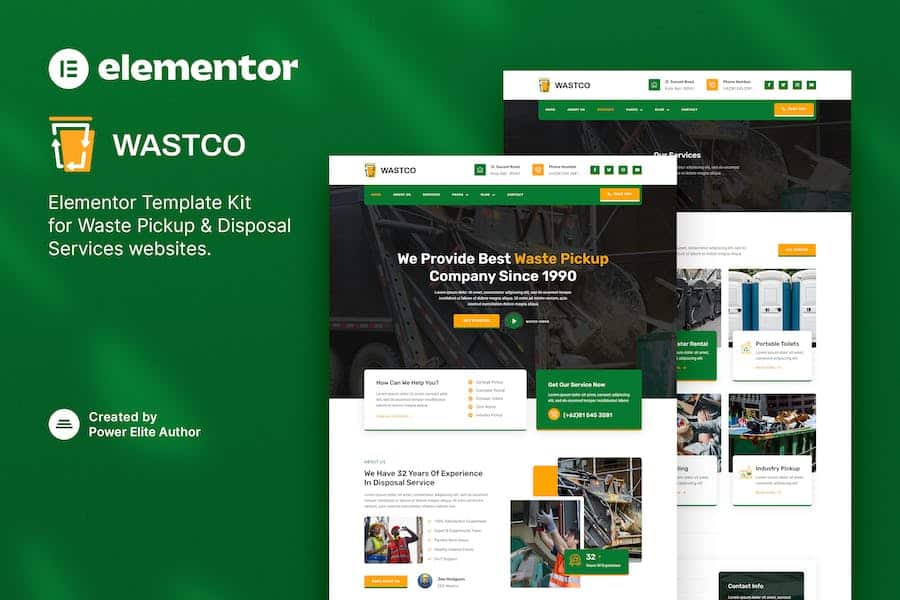 Wastco - Waste Pickup & Disposal Services Template Kit