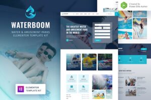 Waterboom - Water & Amusement Park Elementor Template Kit