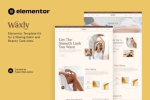 Waxly - Waxing Salon & Beauty Care Elementor Template Kit