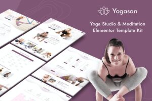 Yogasan - Yoga Studio & Meditation Elementor Template Kit