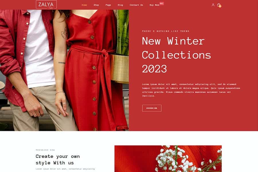 Zalya - Clothing and Fashion Shopify Theme
