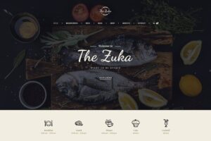 Zukares - Restaurant & Cafe Food  Elementor Template Kit